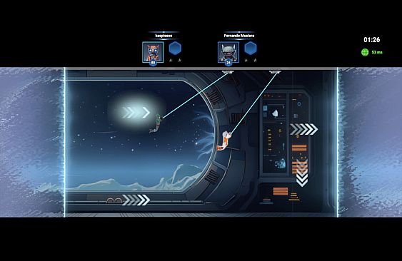 Swing Into Zero-G: Space Parkour Race