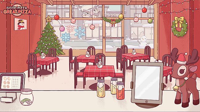 Good Pizza, Great Pizza - Rudolph Set - Winter 2019 Shop (Red)