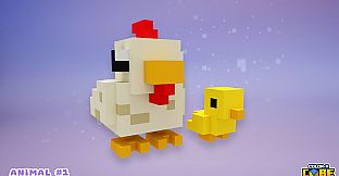 Color-A-Cube - Farm Animal Pack #1