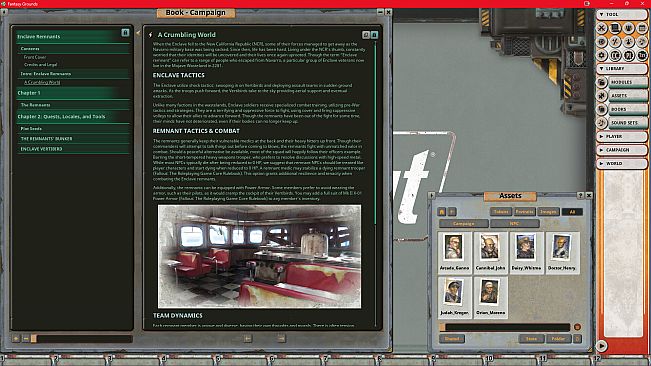 Fantasy Grounds - Fallout RPG - NPC Pack 2 - Enclave Remnants