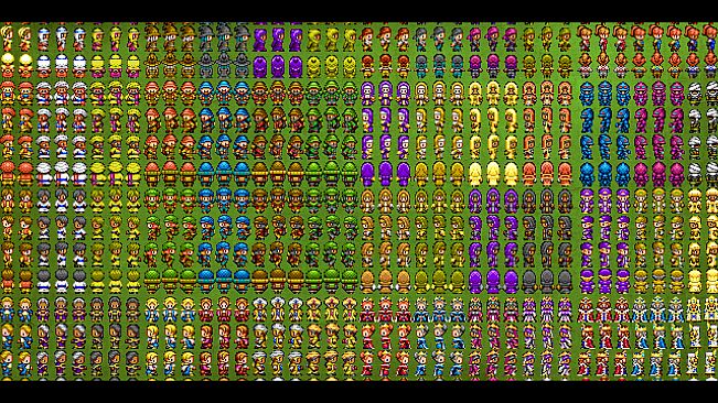 RPG Maker MZ - MEGA FANTASY Walking NPCs and Faces