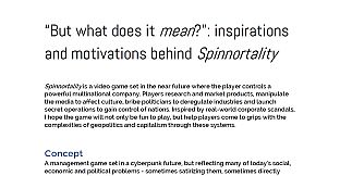 Spinnortality: Soundtrack and Extras