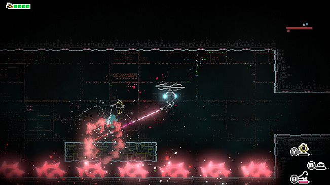 TAKE BOMB: The suit take off