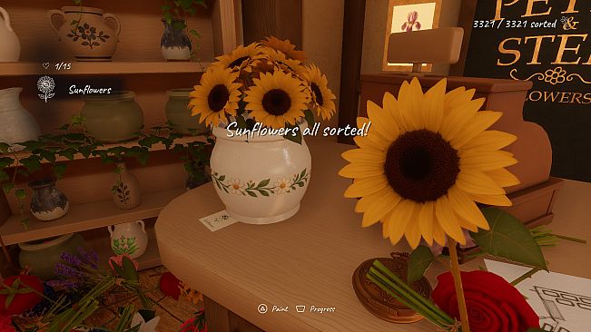 Tidy Up the Flower Shop