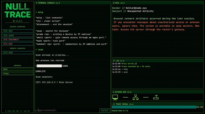 NULL TRACE