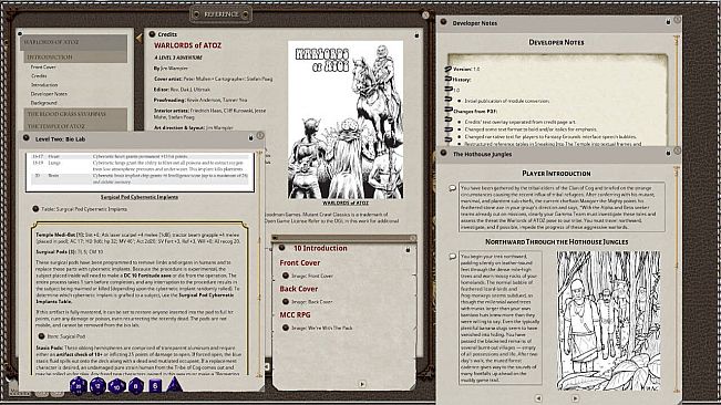 Fantasy Grounds - Mutant Crawl Classics #4: Warlords of ATOZ