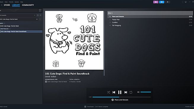 101 Cute Dogs: Find & Paint - Soundtrack