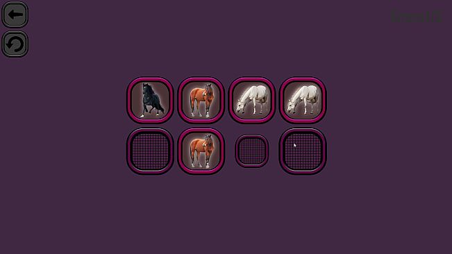 Animals Memory: Horses