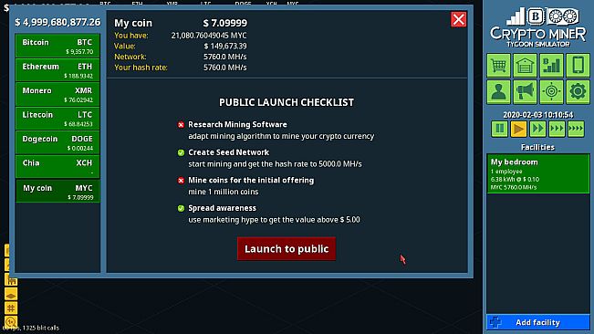 Crypto Miner Tycoon Simulator
