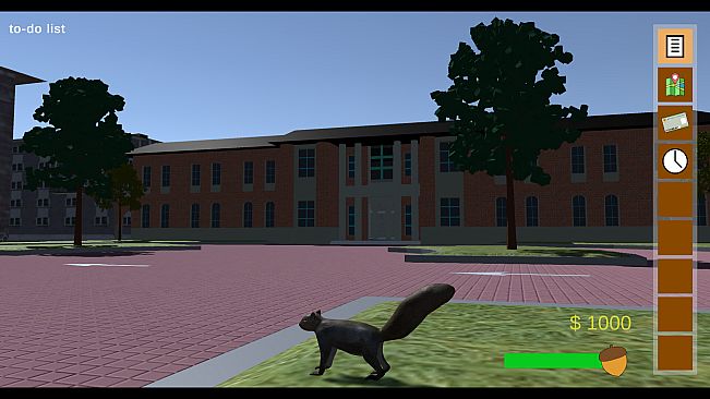 Squirrel University Simulator
