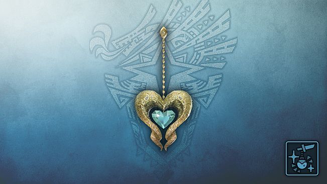 Monster Hunter World: Iceborne - Pendant: Sapphire Kulve Heart