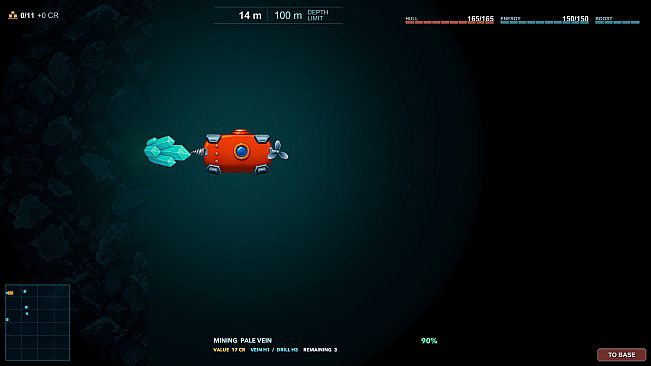 Abyss Driller: An Incremental Mining Game