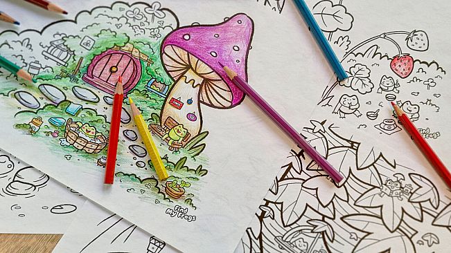 Find My Frogs - Paper