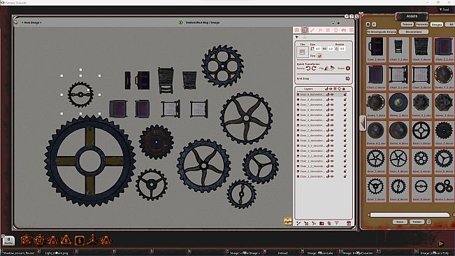 Fantasy Grounds - FG Steampunk Structures Map Pack