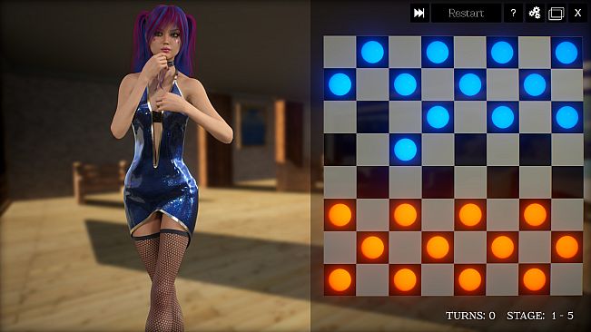 3D Hentai Checkers - Additional Girls 2