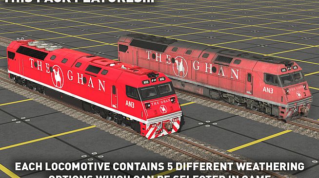 Trainz 2022 DLC - SA AN Class - The Ghan
