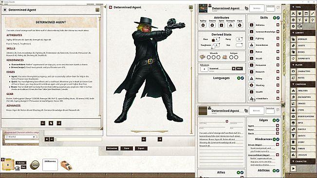 Fantasy Grounds - Deadlands: the Weird West - Hell on the High Plains Archetypes Set 4