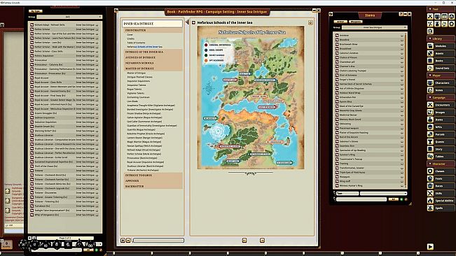 Fantasy Grounds - Pathfinder RPG - Campaign Setting: Inner Sea Intrigue