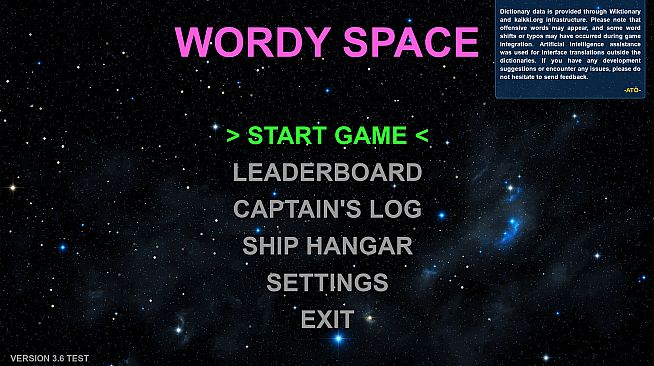Wordy Space