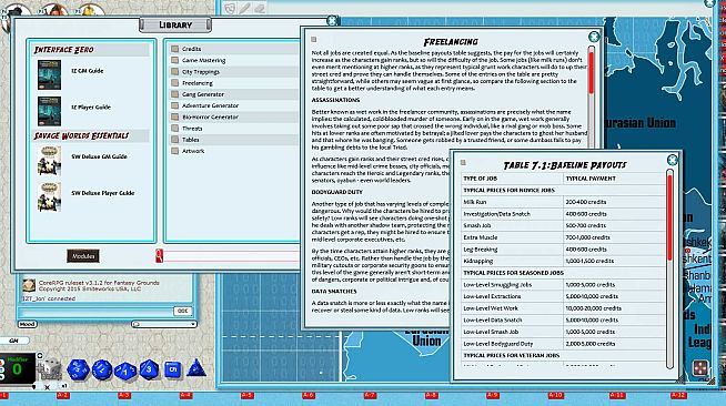 Fantasy Grounds - Interface Zero 2.0 for Savage Worlds
