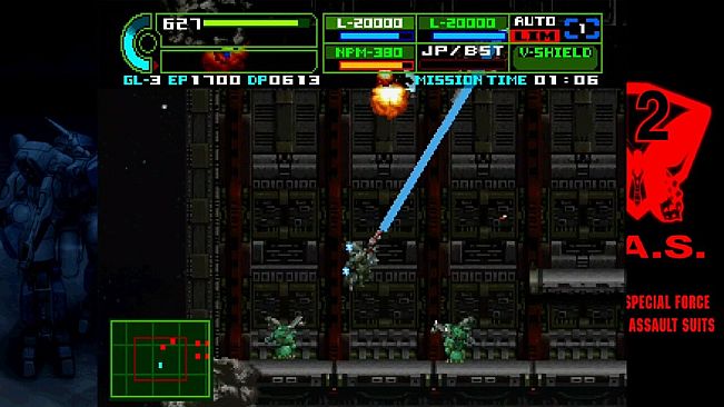 Assault Suit Leynos 2 Saturn Tribute