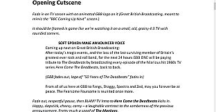 Wailing Heights - Script Book