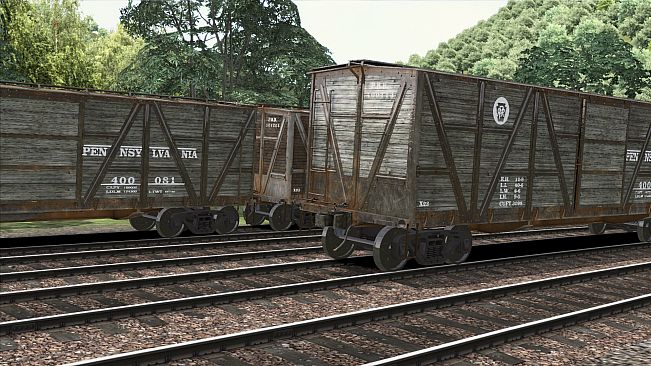 TS Marketplace: PRR X23 Boxcar Wagon Pack Add-On