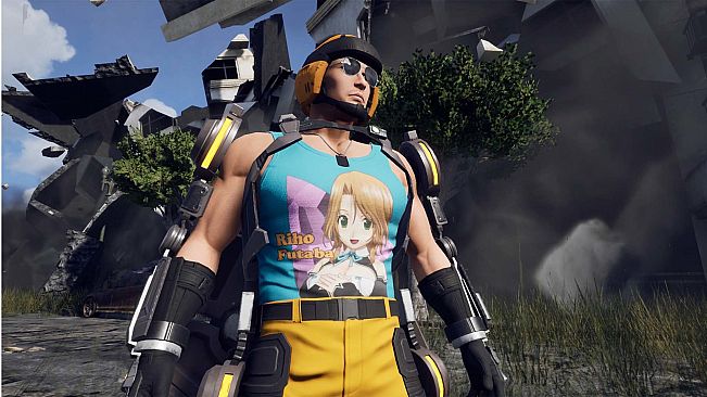EARTH DEFENSE FORCE: IRON RAIN - Creation parts: Tank Top 'Riho Futaba'