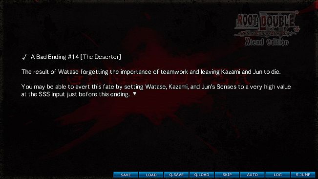 Root Double -Before Crime * After Days- Xtend Edition