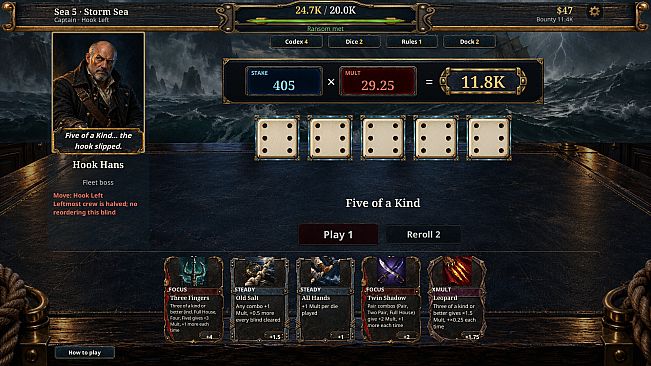 Doubloon: Pirate Dice Roguelike