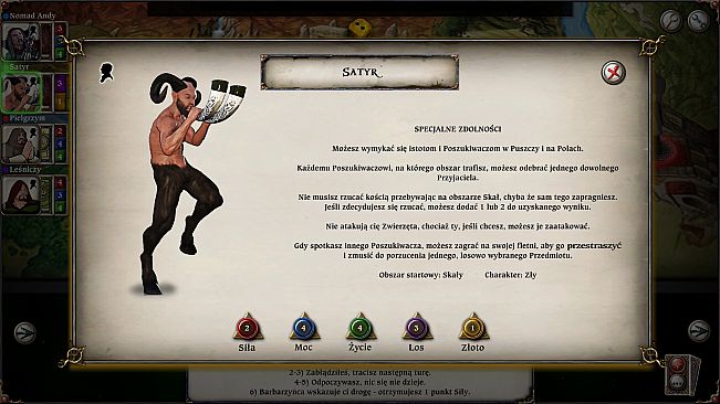 Talisman Character - Satyr