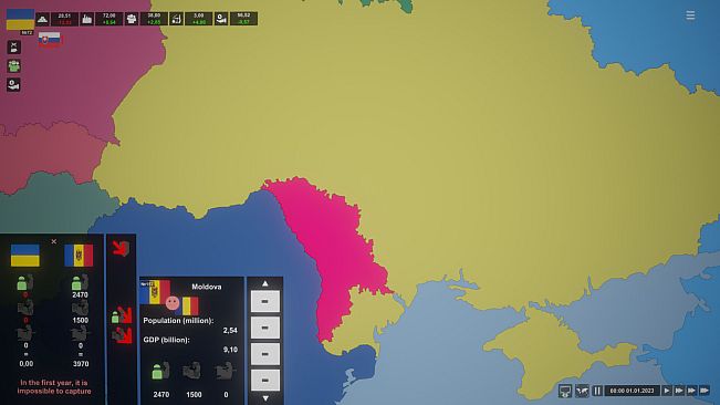 Simulator of Countries