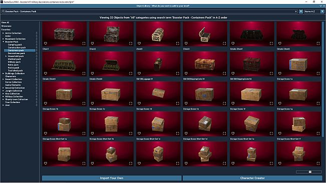 GameGuru MAX 3D Models Booster Pack