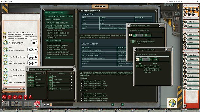 Fantasy Grounds - Fallout RPG - Gamemaster's Toolkit
