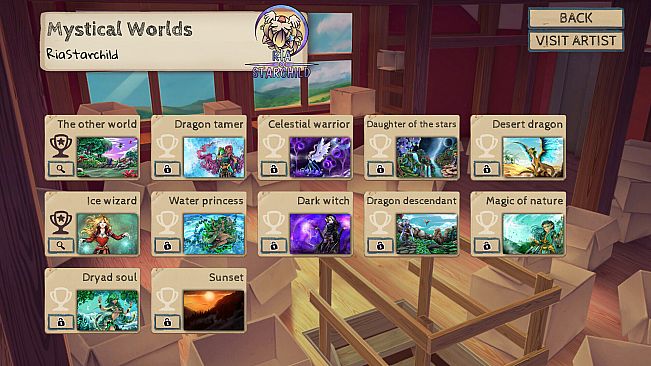 DACHstudio Puzzle Box - Mystical Worlds by RiaStarchild