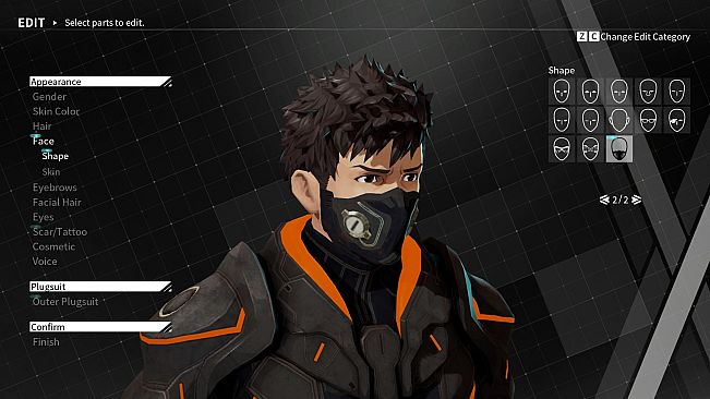 DAEMON X MACHINA - Outer Facial Features Bundle 2