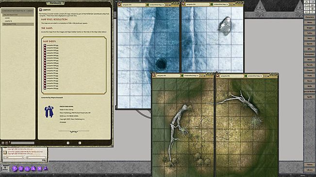 Fantasy Grounds - Pathfinder RPG - GameMastery Map Pack: Campsites