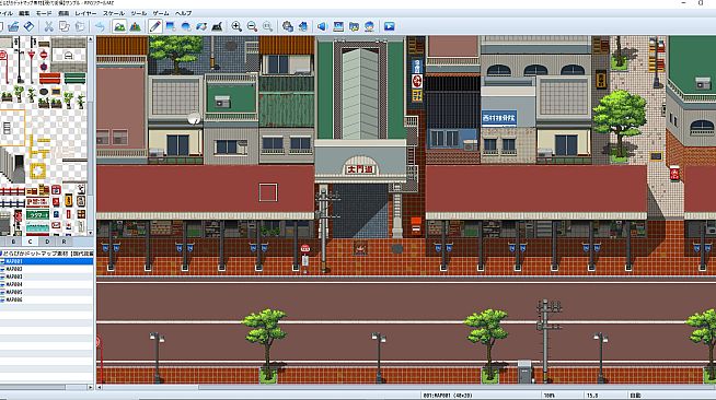 RPG Maker MZ - DorapixelMapChips - Modern JP