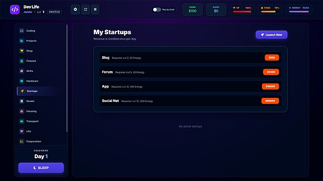 Dev Life: Tap & Code