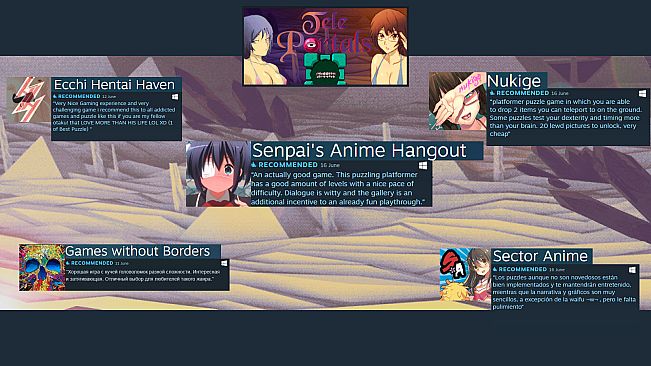 Teleportals. I swear it's a nice game