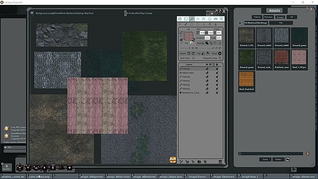 Fantasy Grounds - FG Medieval Buildings Map Pack