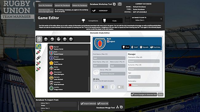 Rugby Union Team Manager 4