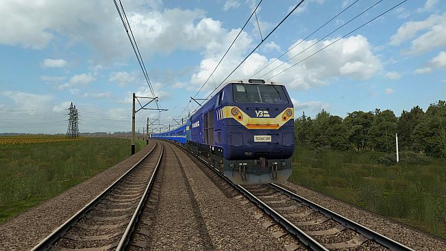 ZDSimulator - Dnipro-Genichesk (to Zaporizhia) Route