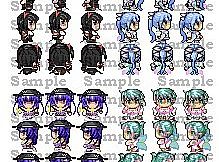 RPG Maker VX Ace - Fantasy Girl Walking Sprite