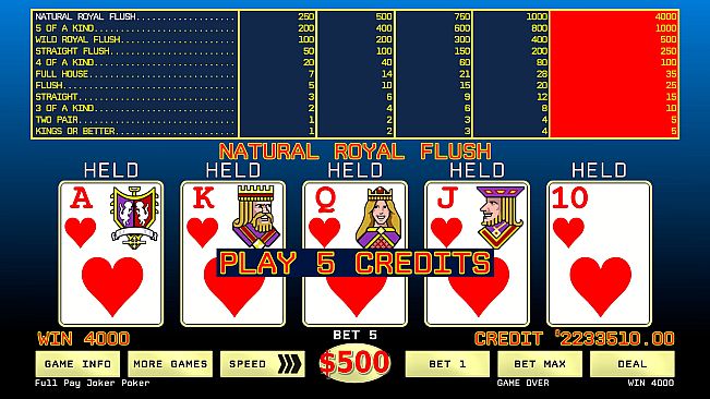 Classic Video Poker