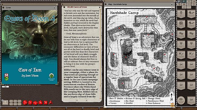Fantasy Grounds - Quests of Doom 4: Cave of Iron (5E)