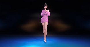 Angel Legion-DLC  Off-Shoulder Sweater (Purple)