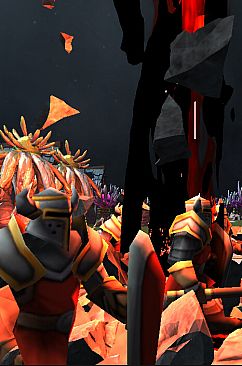 Crowd Medieval City War