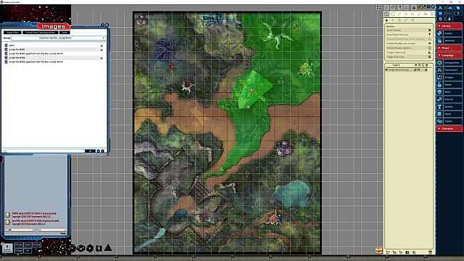 Fantasy Grounds - Starfinder RPG - Flipmat-Jungle World