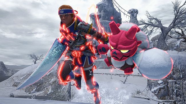 Monster Hunter Rise - "Stuffed Goss Harag" Hunter layered weapon (Dual Blades)